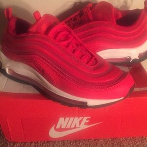 Red Reflective Nike air max 97